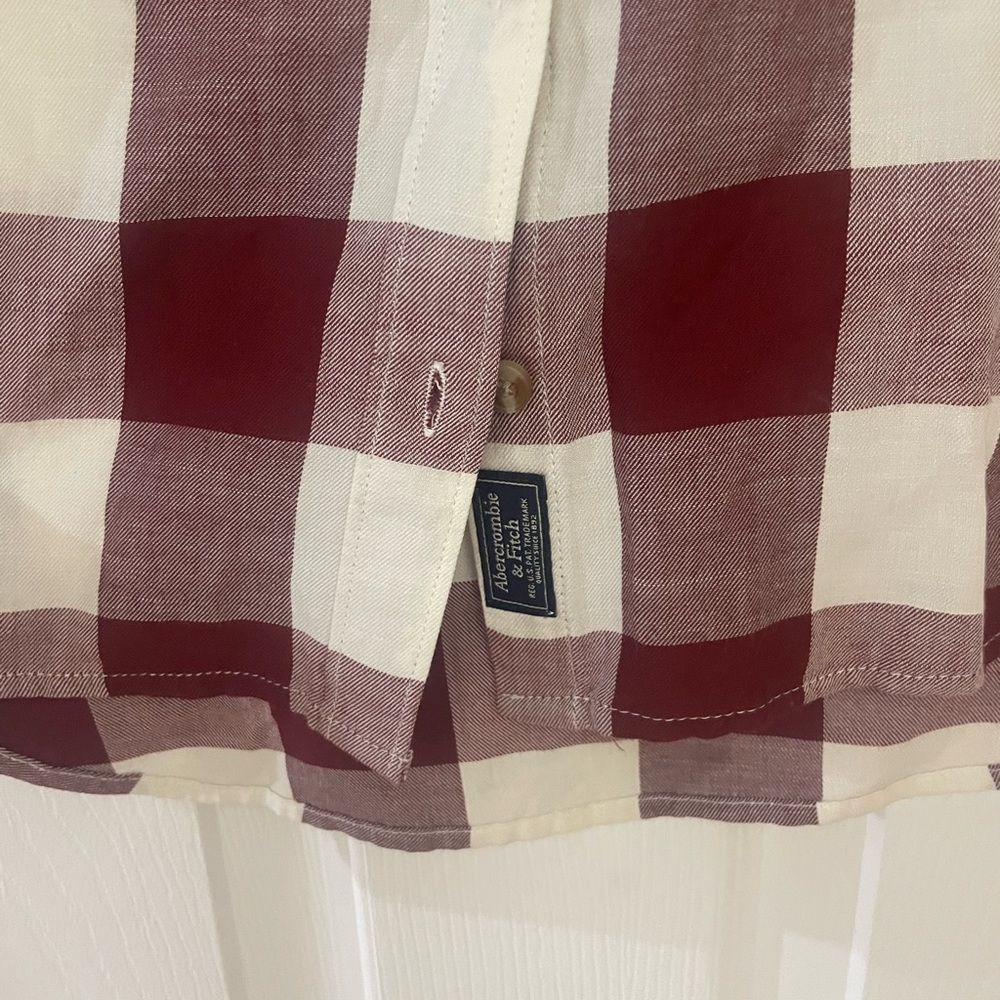 Abercrombie & Fitch Boyfriend Plaid Blouse - Picture 3 of 6